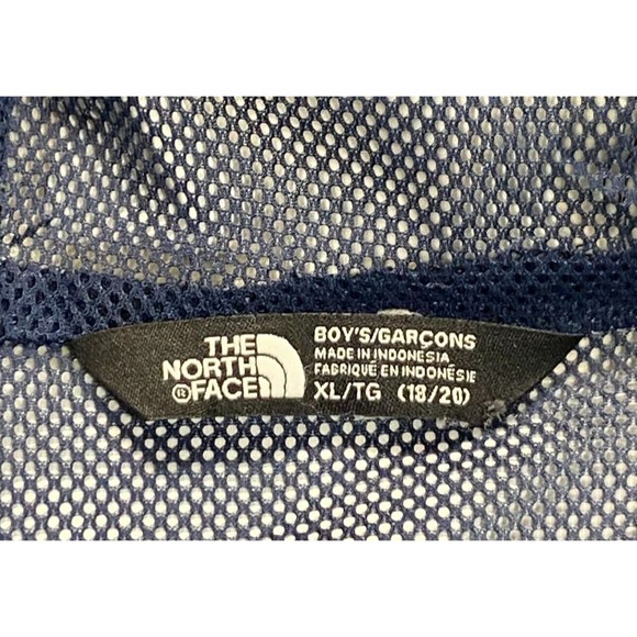 The North Face Dryvent Boy's Size XL Blue Hodded Rain Windbreaker Jacket - Picture 8 of 9
